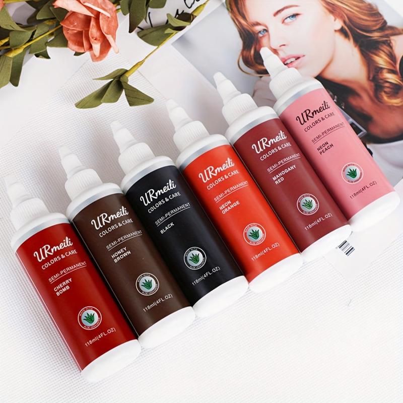 Full Coverage Hair Dye Cream Halloween Non sticky Hair Healing Dye 118ml