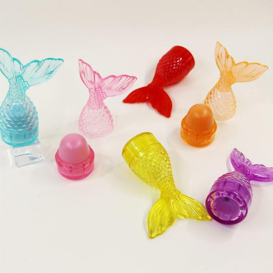 6pcs Mermaid Tail Lip Balm Set Moisturizing Lip Care Daily Use