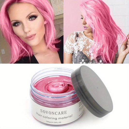 Party Ready Hair Wax Temporary Hair Dye 4.23 Oz Cream Pomade for Women & Men