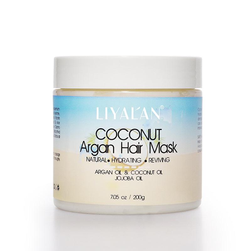 LIYALAN Argan Hair Mask Professional Moisturizing Repair 200g