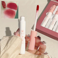 6-Pc Set Velvet Lip Glaze Natural Makeup Full Rendering Gift Women