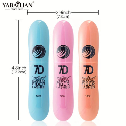 7D Mascara Sets Waterproof, Smudge Proof, Long Base Mascara Eyelashes Primer