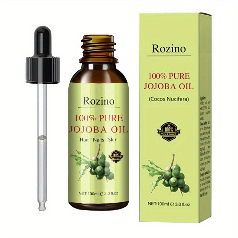 100ml Natural Jojoba Hair Care Oil for Moisturizing and Repairing Dry Hair