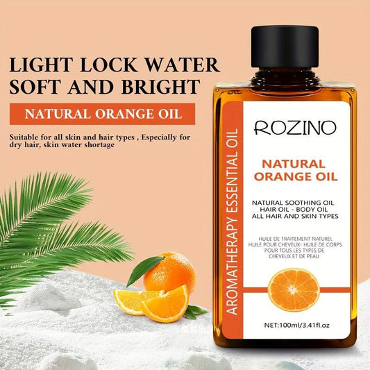 Orange Hair Essential with Natural Extract for Repairing Split Ends