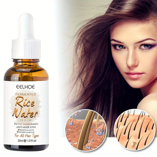 Rice Hair Serum Nutrient Solution Revitalizes Hair Repairs Split Ends Strengthen