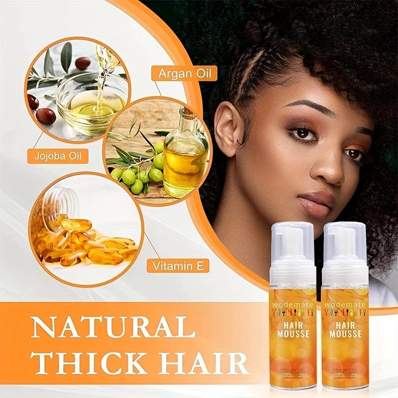 Extra Firm Edge Control Mousse for Curly Hair Wigs and Weaves
