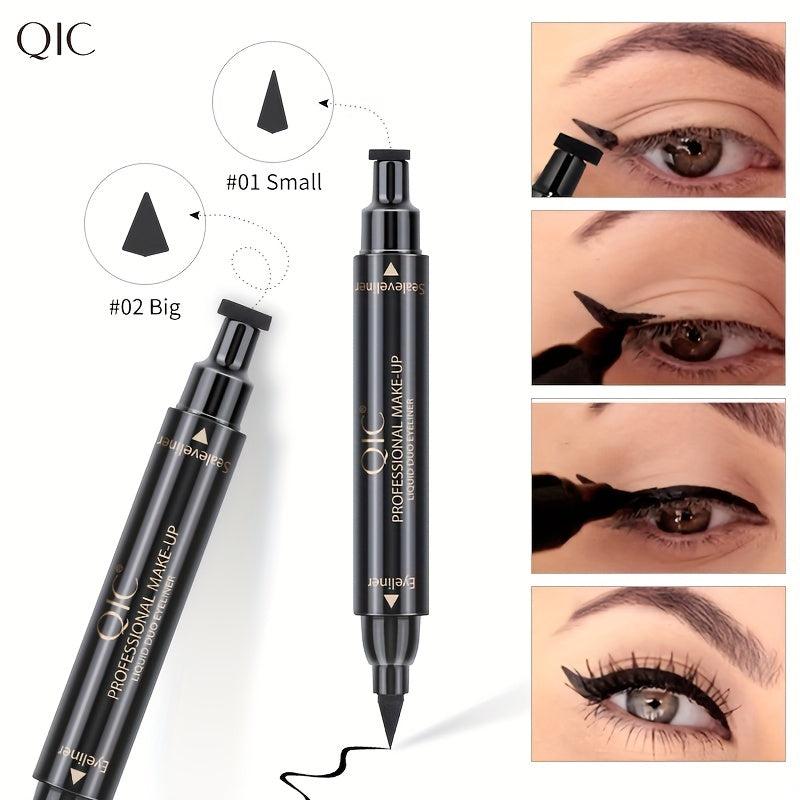 Waterproof Double Headed Eyeliner Pen for Triangle Wing and Charming Tail