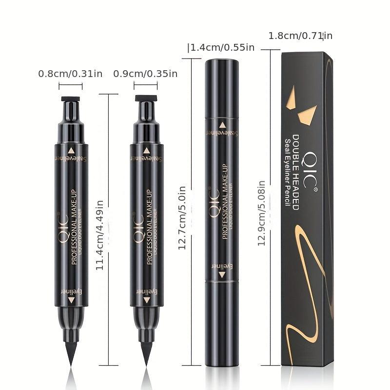 Waterproof Double Headed Eyeliner Pen for Triangle Wing and Charming Tail