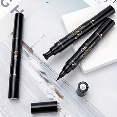 Waterproof Double Headed Eyeliner Pen for Triangle Wing and Charming Tail