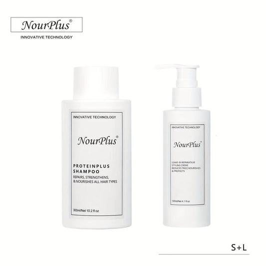 Keratin Repair Shampoo & Leave-In Hair Lotion Set, Holiday Gift