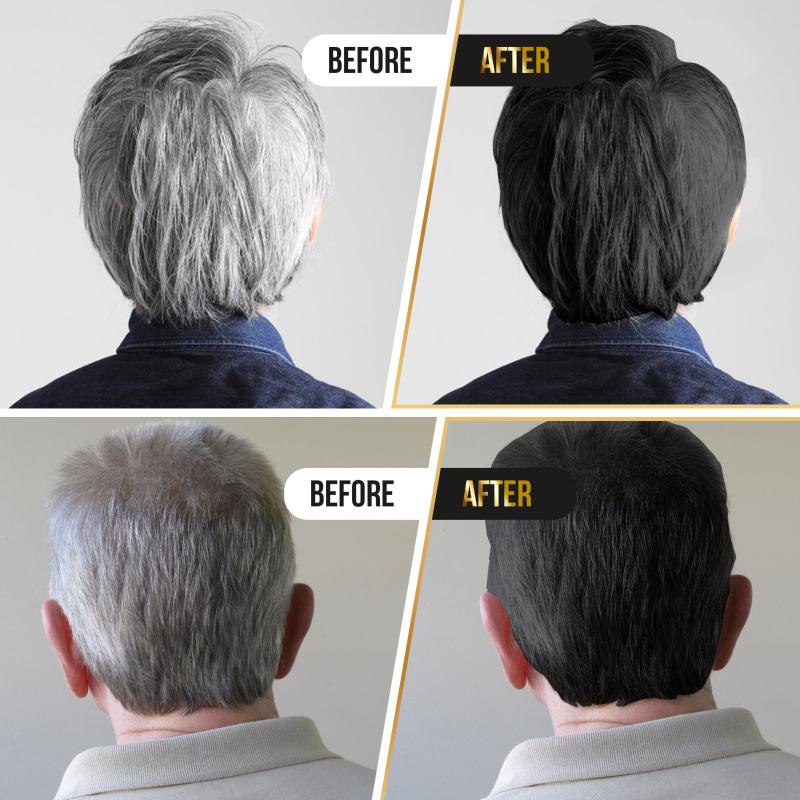 500ml Hair Dye Shampoo 3 In 1 For Gray Hair Coverage Instant Hair Shampoo