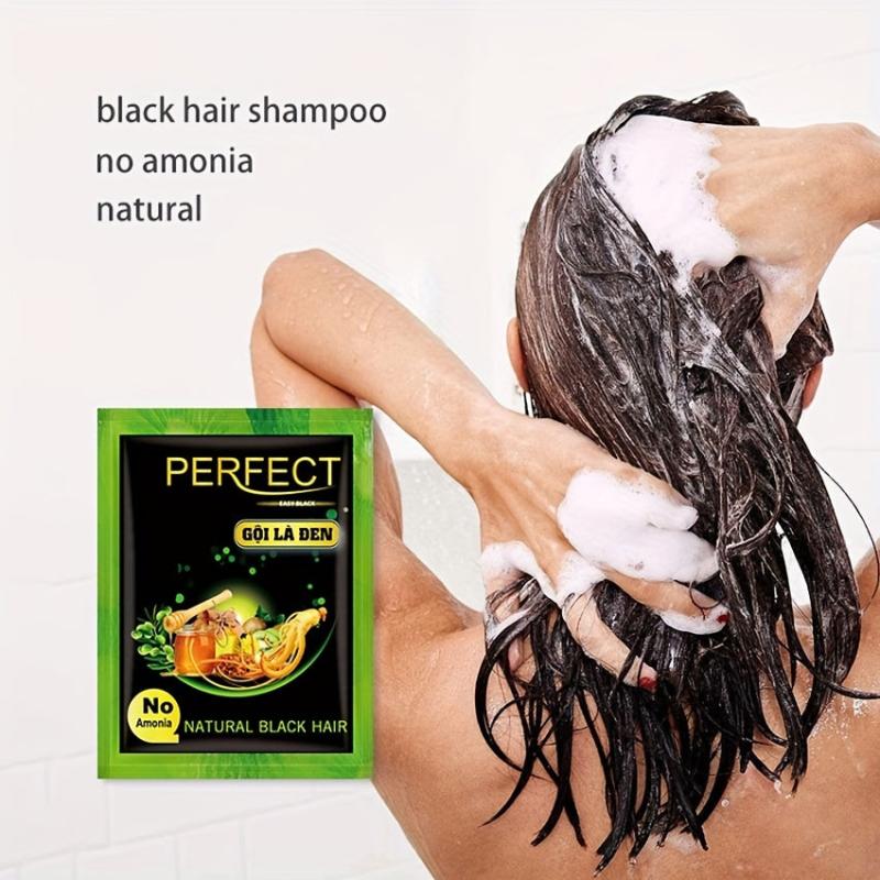 Natural Hair Dye Shampoo for Men and Women - Lasts 30 Days
