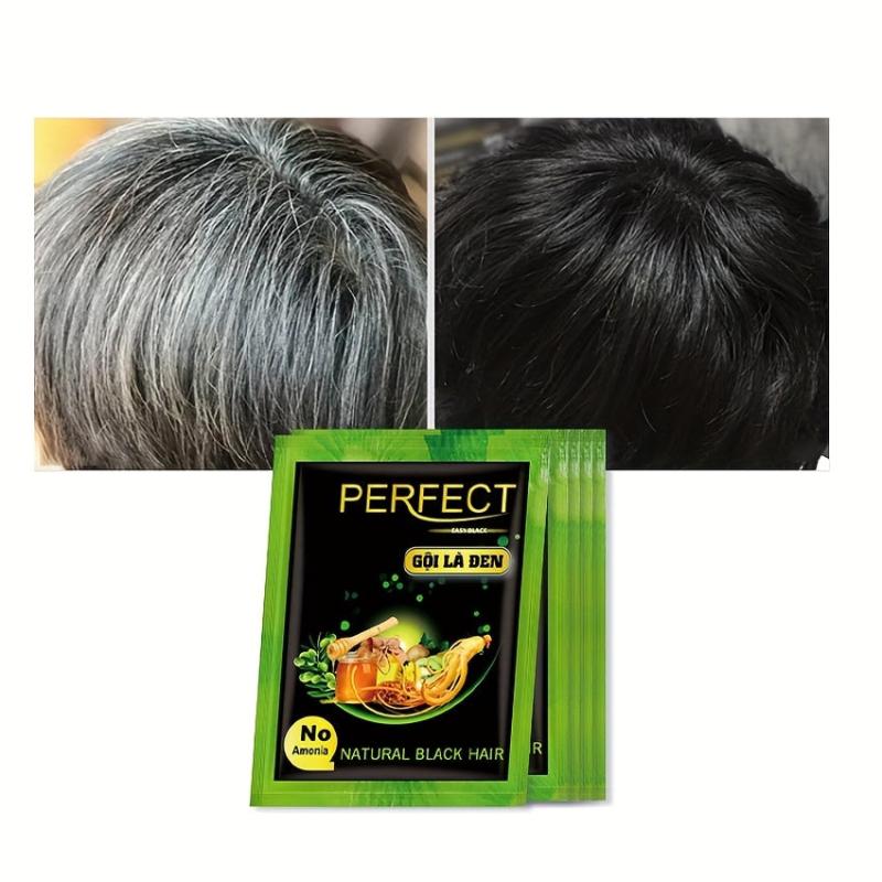 Natural Hair Dye Shampoo for Men and Women - Lasts 30 Days