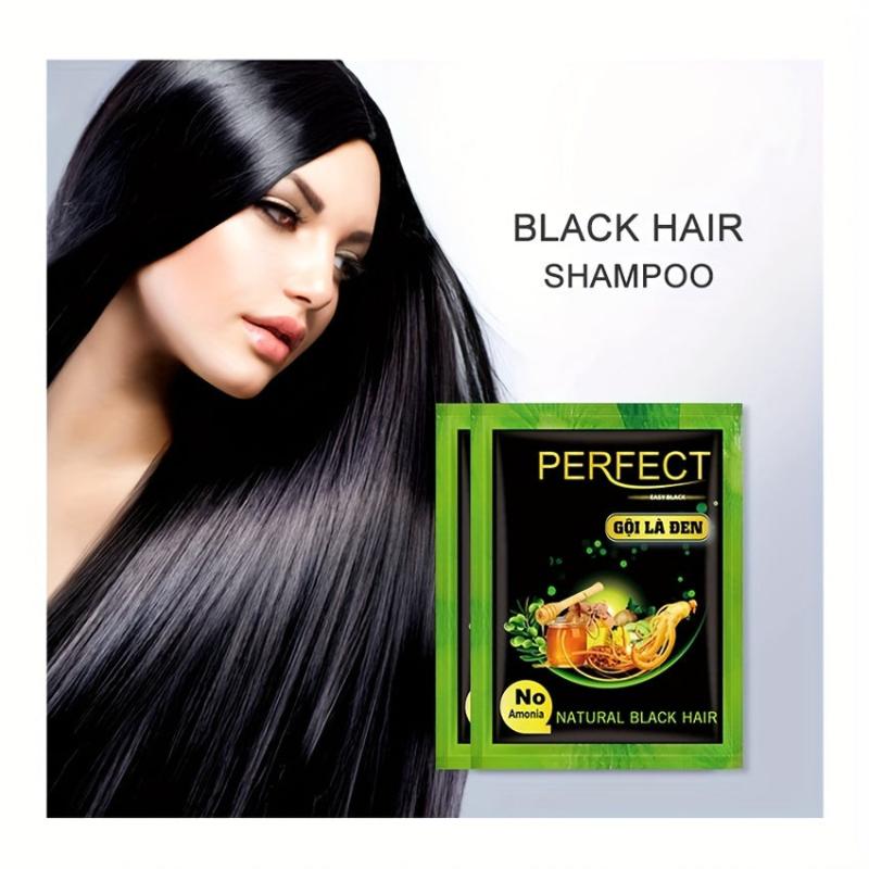 Natural Hair Dye Shampoo for Men and Women - Lasts 30 Days
