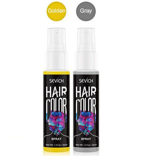 2pcs Halloween Disposable Hair Dye Spray Temporary Instant Hair