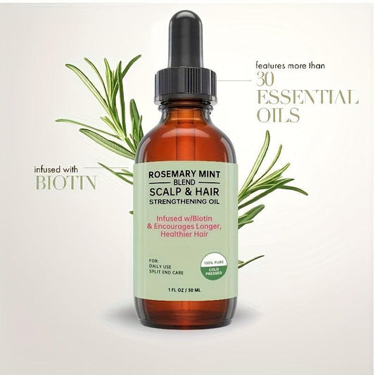 Rosemary Mint Hair Strengthening With Biotin & Oils
