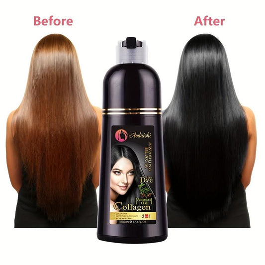 Plant Extract Hair Shampoo Non-irritating Bubble Dyeing Mild Formula