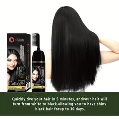Professional Argan Hair Dye Shampoo for Non-irritating Bubble Dyeing