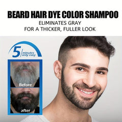Beard & Hair Coloring Shampoo for Men