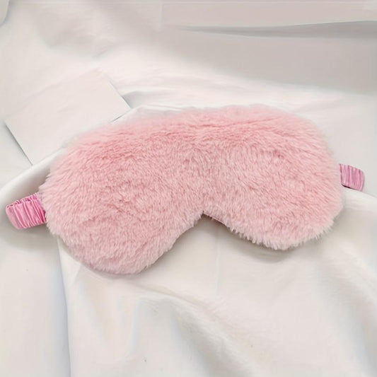 Plush Eye Mask Soft Skin-friendly Blackout Reduce Fatigue Daily Use