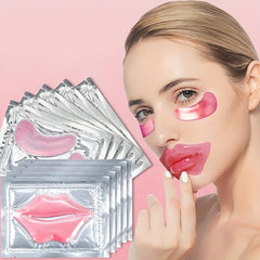 Pink Crystal Lip & Eye Mask Combo