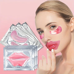 Pink Crystal Lip & Eye Mask Combo