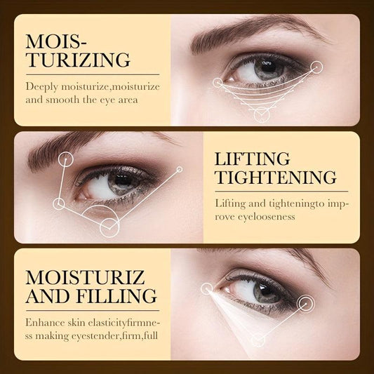 40g Golden Hyaluronic Acid Eye Cream for Moisturized Skin & Smooth Fine Lines