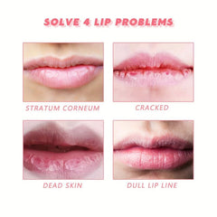 Peach Lip Scrub Exfoliator & Moisturizer -  Reduce Dead Skin - Tender Lips Care