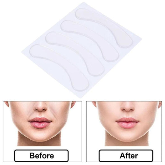 4pcs Lip Wrinkle Patches Lifting Firming Pads Silicone Clear Wrinkle Pads