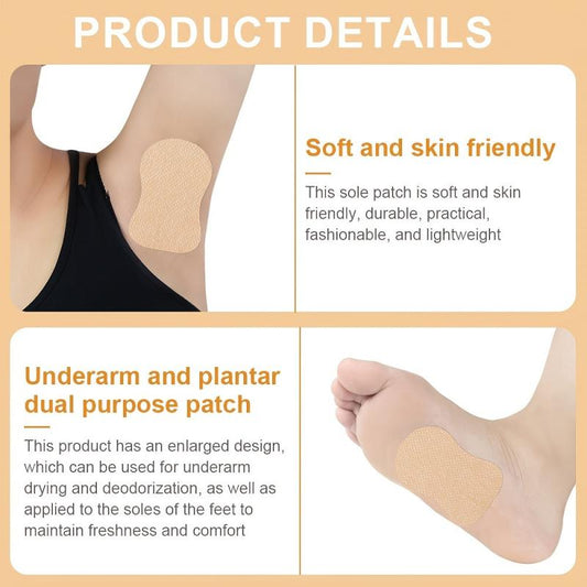 10pcs Armpit Sweat Absorbing Sticker Elastic Cotton Cloth Covering Sticker