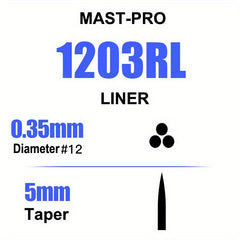 20pcs Disposable Tattoo Pro Cartridge Needles Round Liner Standard Size