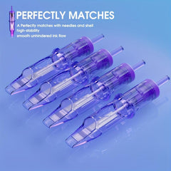 20pcs Disposable Tattoo Pro Cartridge Needles Round Liner Standard Size