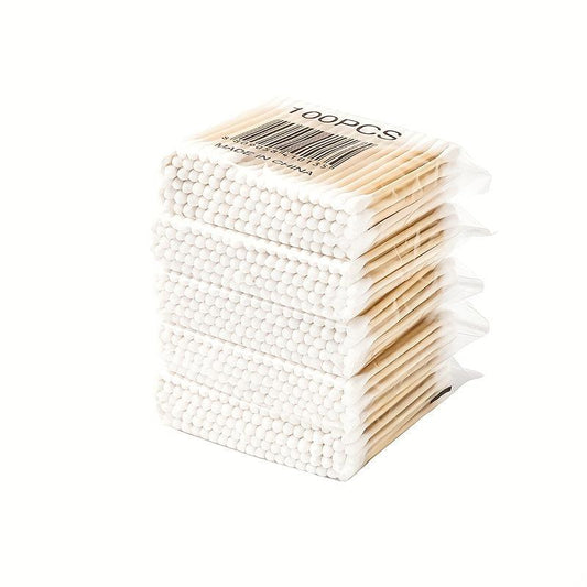 Disposable Double Head Cotton Swabs Round Tip Cotton Buds