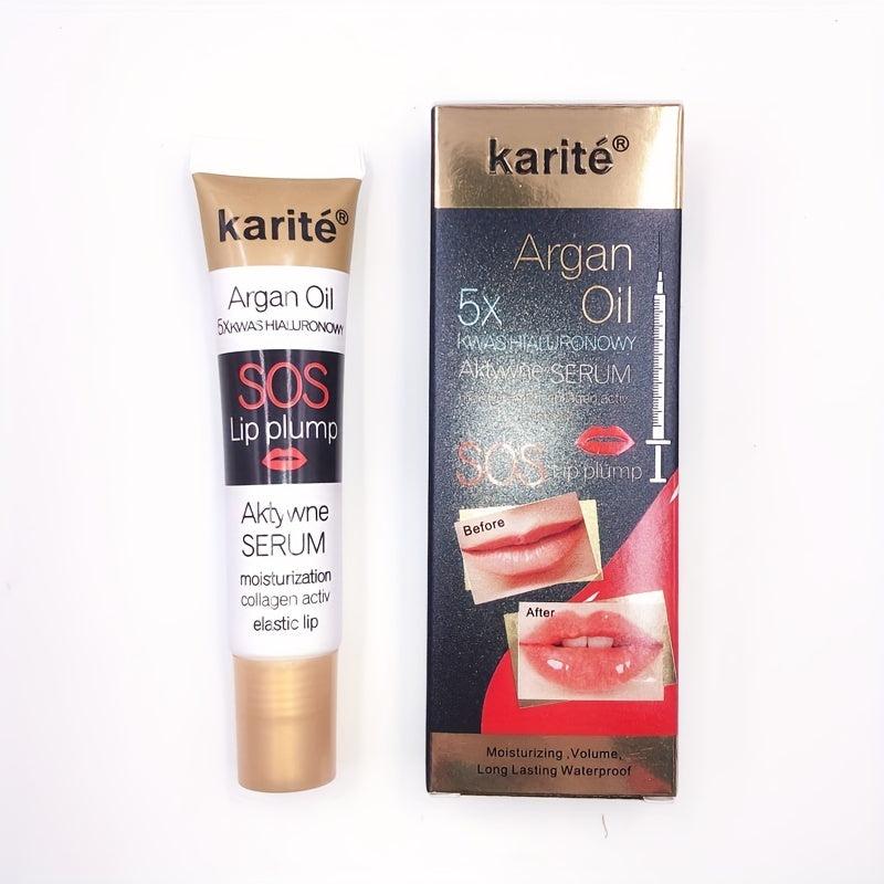 17ml Instant Lip Plumper Alcohol Serum Moisturizing Collagen Argan Lip Balm