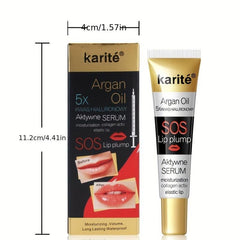 17ml Instant Lip Plumper Alcohol Serum Moisturizing Collagen Argan Lip Balm