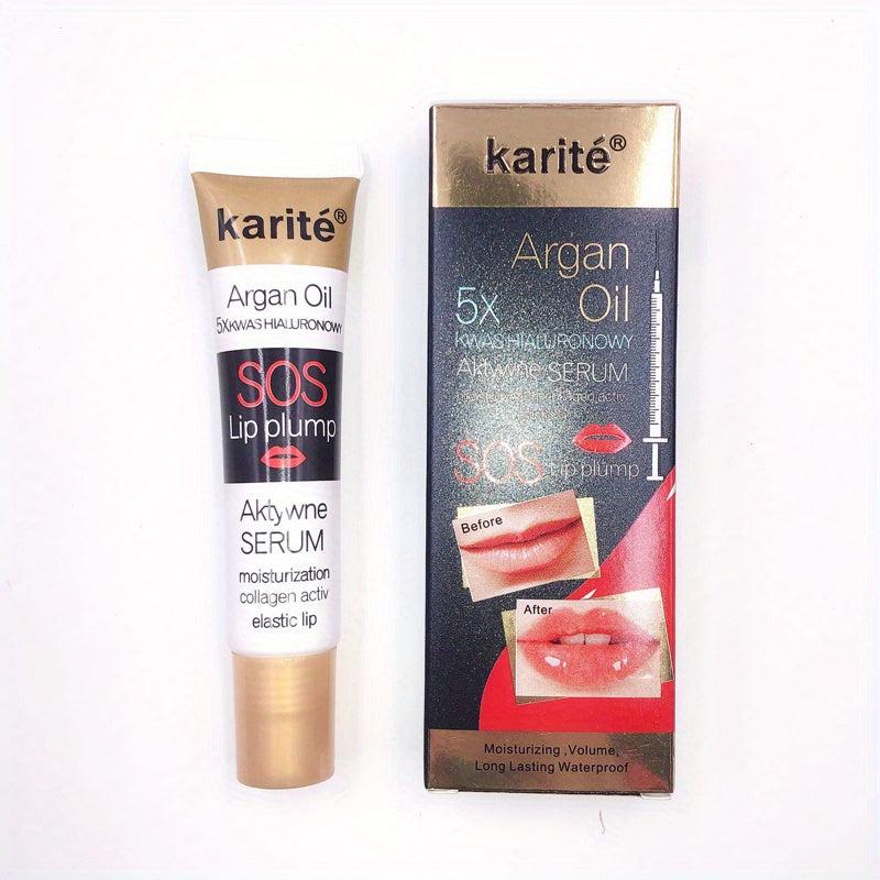 17ml Instant Lip Plumper Alcohol Serum Moisturizing Collagen Argan Lip Balm