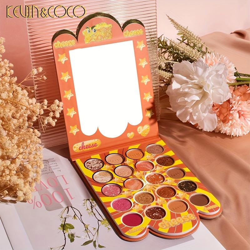 Cheese Eyeshadow Palette Pearly Matte Shimmer