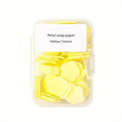 Soap Flakes Petals Travel Portable Hand Washing Soap Paper Soap