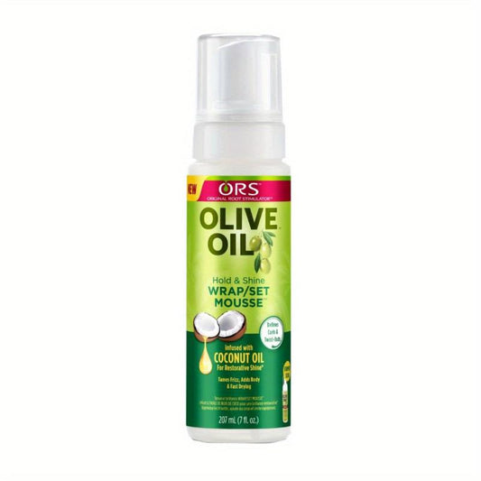 Hold & Shine Wrap Set Mousse Strong Hair Styling Mousse For Women Men