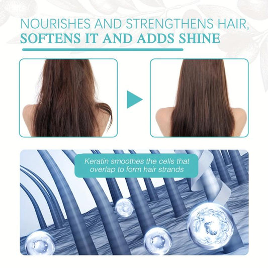 Protein Hair Straightening Cream for Damaged Dry Hair