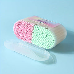 300PCS Bamboo Stick Cotton Swabs Envelope Box