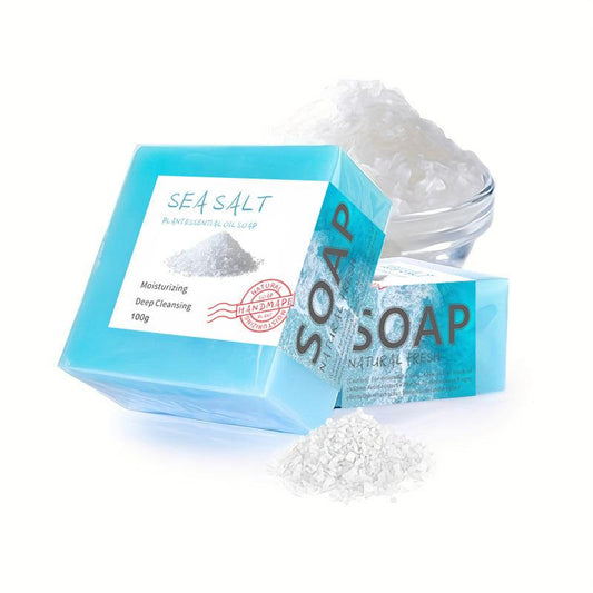 Moisturizing Sea Salt Soap for Exfoliating Cleansing