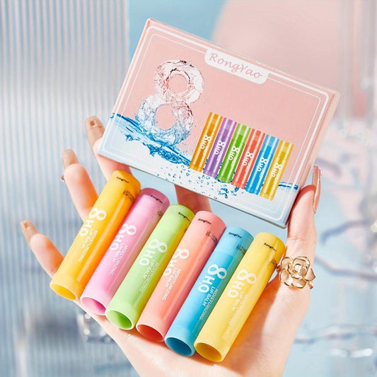 6pcs Hydrating Lipstick for Girls with Cover Box
