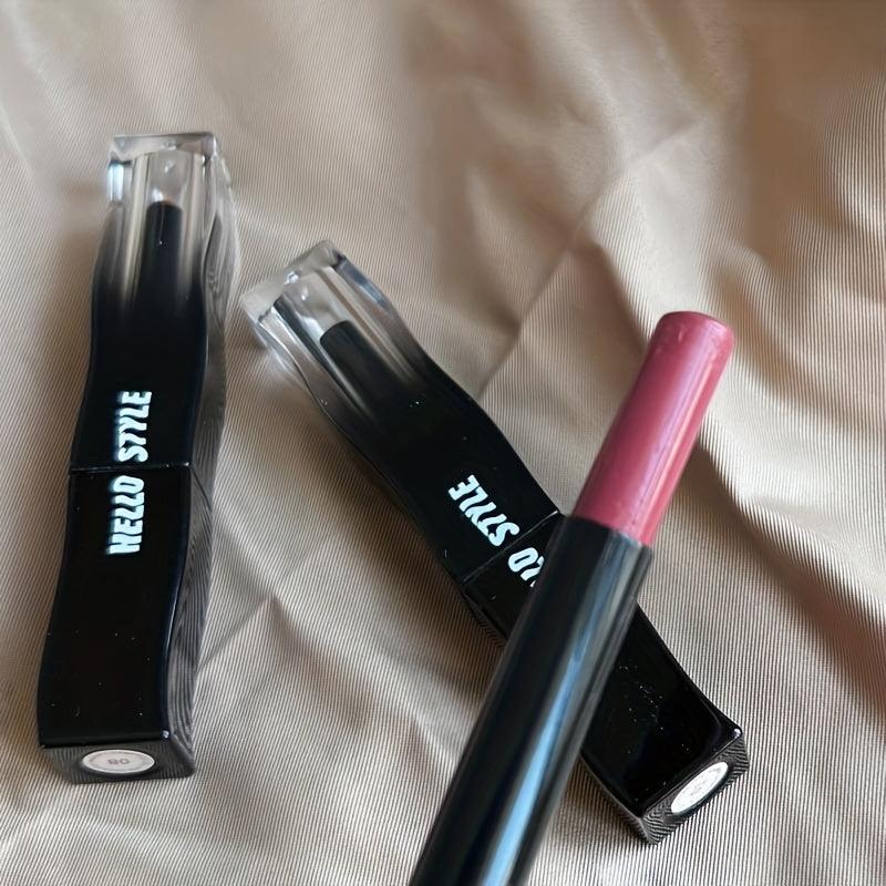 Moisturizing Satin Lipstick for Hydrating and Brightening Nude Makeup