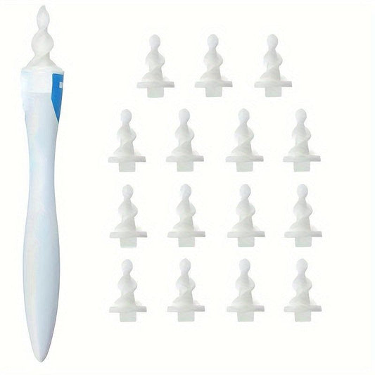 Silicone Ear Wax Remover Spiral Manual Ear Spoon Soft Grip Ear Wax Remover