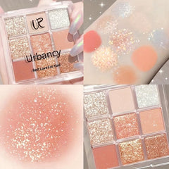 High Pigmented Matte & Shimmer Eyeshadow Palette, Waterproof Long Lasting