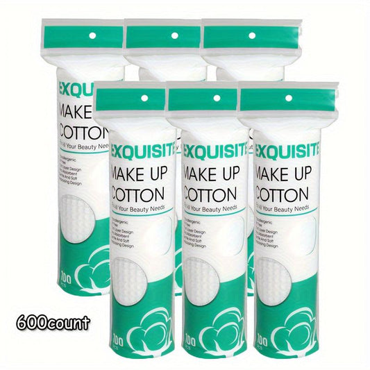 300 Count Natural Makeup Remover Facial Pads Soft Hypoallergenic Wipes