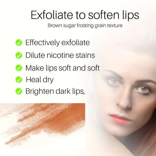 Coffee Lip Scrub Exfoliator & Brightening Polish for Dark Lips
