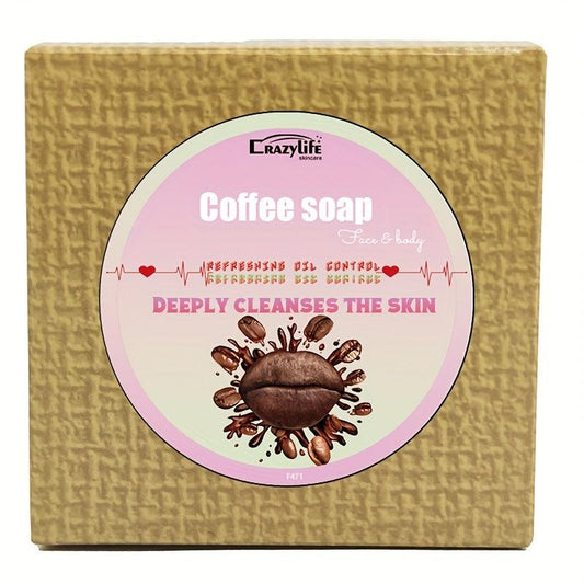 3pcs Coffee Bean Soap 107g Gentle Cleansing Smoothing Skin Long Lasting Frag