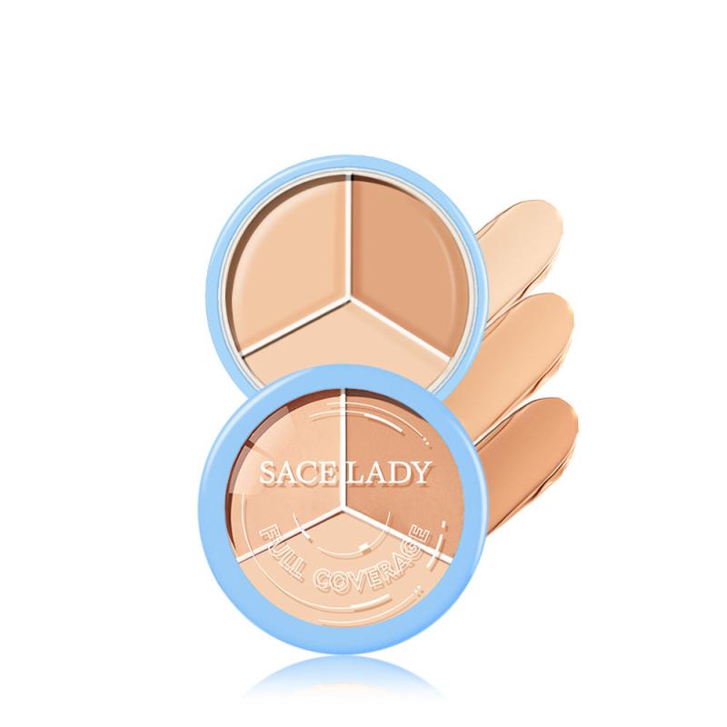 SACE LADY Full Cover Concealer Makeup 3 In 1 Waterproof Corrector